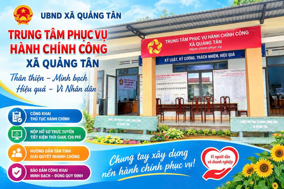 UBND XÃ QUẢNG TÂN CÔNG KHAI, NIÊM YẾT THỦ TỤC HÀNH CHÍNH – TẠO THUẬN LỢI CHO NGƯỜI DÂN, TỔ CHỨC